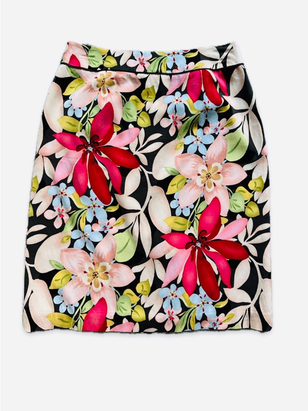 EUC Talbots Floral Fully Lined Skirt